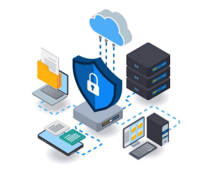 IT security staat in verbinding met alle bedrijfssystemen